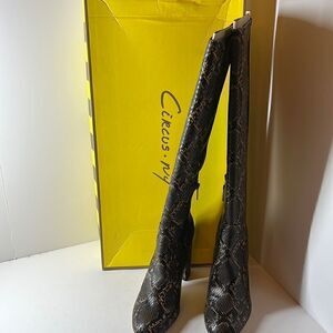 Circus NY Sam Edelman Clairmont Tall Boots Driftwood Multi sz 9M